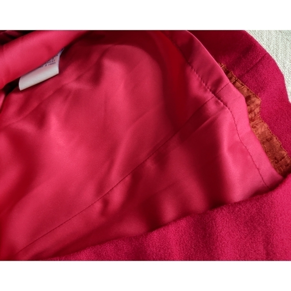 Boden Retro Style Wool Pink Lined Shift Dress Size 2 - Picture 6 of 8